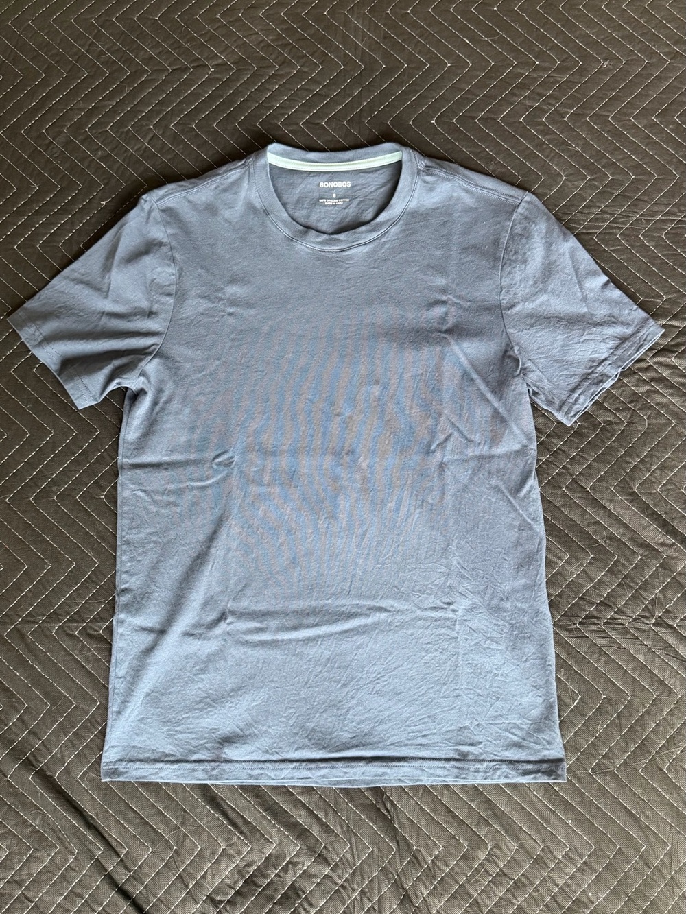 Bonobos Men's Crew Neck T-Shirt in Navy Blue